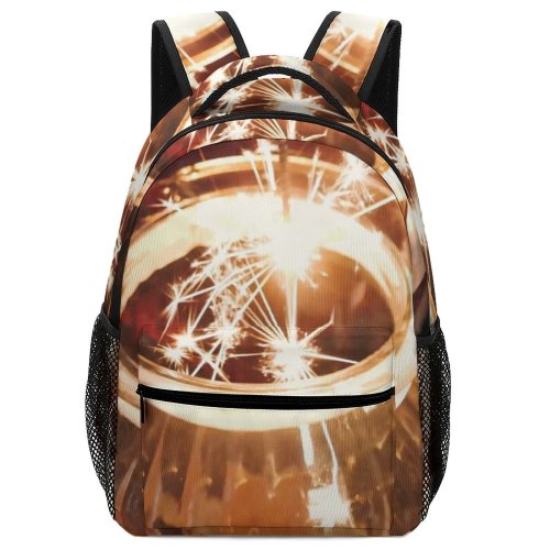 yanfind Children's Backpack Dark Time Shining Illuminated Lapse Jar Insubstantial Hands Fireworks Evening Sparklers Luminescence Preschool Nursery Travel Bag