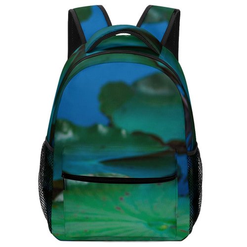 yanfind Children's Backpack Flower Pad Lily Flora Cactus Plant Bokeh  Reflection Wildlife Ga Lilies Preschool Nursery Travel Bag