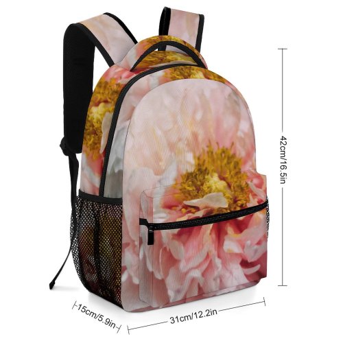yanfind Children's Backpack Flower  Peony Plant Rose Pollen Stock Preschool Nursery Travel Bag