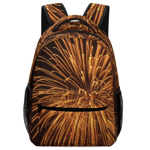 yanfind Children's Backpack Firework Night Party Year Fireworks Midnight Diwali Darkness Fte Festival Year's Preschool Nursery Travel Bag