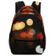 yanfind Children's Backpack  Bokeh Dark Glisten Round Illuminated Lights Night Defocused Preschool Nursery Travel Bag