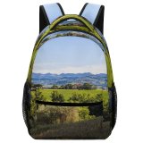 yanfind Children's Backpack Field Grassland Outdoors Countryside Farm Rural Meadow Pasture Ranch Grass Plant Stock Preschool Nursery Travel Bag