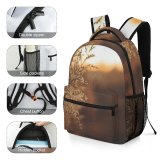 yanfind Children's Backpack Grass Focus Field Outdoors Light Reed Preschool Nursery Travel Bag