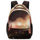 yanfind Children's Backpack Festival City Dark Lights Dec Sylvester Fireworks Firework Evening Buildings Explosion Preschool Nursery Travel Bag