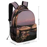 yanfind Children's Backpack Bay Tourism Liners Port Adventure Landscape Destination Travel Island Marina Beach Cruise Preschool Nursery Travel Bag