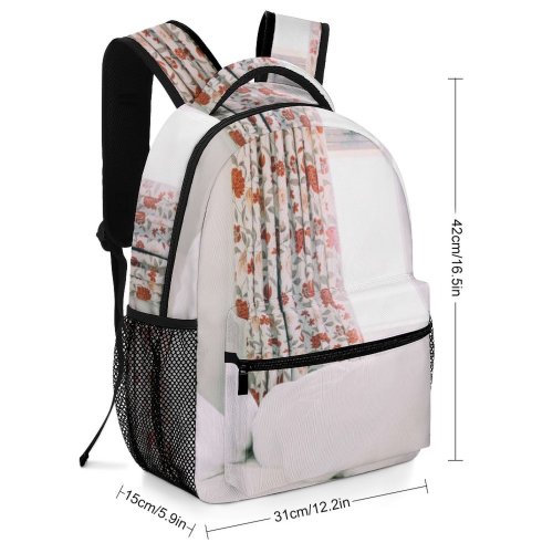 yanfind Children's Backpack Floral Family Pillows Design Lamp Curtain Window Room Bed Comfort Bedroom Contemporary Preschool Nursery Travel Bag