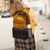 yanfind Children's Backpack Airport Sunset Landscape Evening Sunrays Travel Landing Beach  Silhouetted Outdoors Flying Preschool Nursery Travel Bag