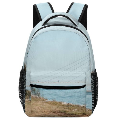 yanfind Children's Backpack Grass Boats Landmark Landscape Daylight Paved River Sight Tourism Outdoors Trees Preschool Nursery Travel Bag