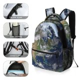 yanfind Children's Backpack Dark Solar Science Discovery Planet Technology Space Galaxy Cosmos Globe Website Preschool Nursery Travel Bag
