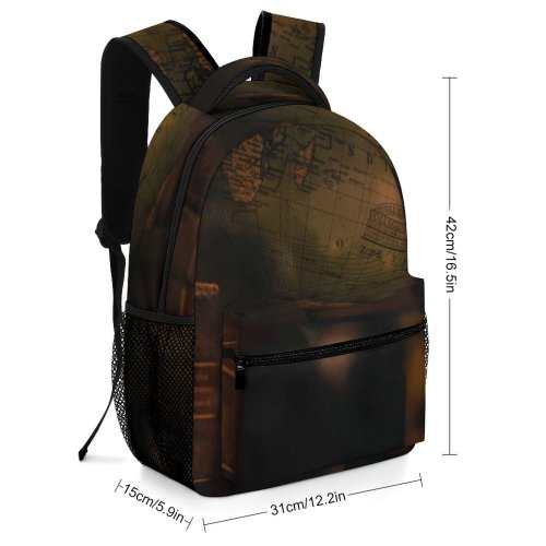 yanfind Children's Backpack Geography Library Read Science Clever Cartography Discovery Literature Intelligent Research Blurred Preschool Nursery Travel Bag