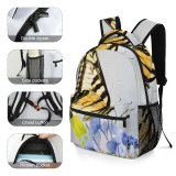 yanfind Children's Backpack Butterfly Insect Invertebrate Monarch Birds Bee Honey  Flower Plant Preschool Nursery Travel Bag
