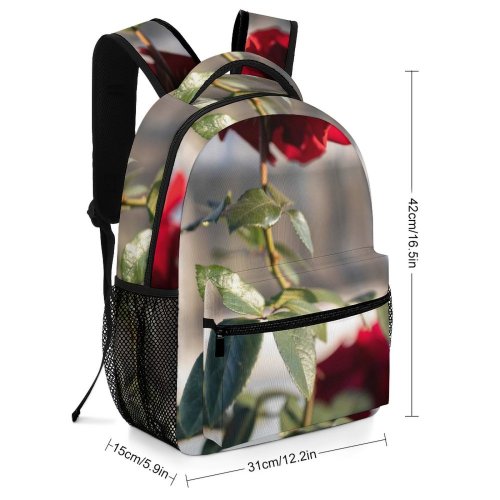 yanfind Children's Backpack Flower Rose Images Plant Geranium Preschool Nursery Travel Bag