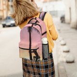 yanfind Children's Backpack Backlit Tree Sand Climbing Sunset Landscape Evening Island Beach  Sunrise Tropical Preschool Nursery Travel Bag