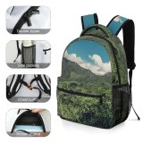 yanfind Children's Backpack Countryside Plant Pictures Outdoors Stock Jungle Grey Tree Peru Amazon Moutains Preschool Nursery Travel Bag