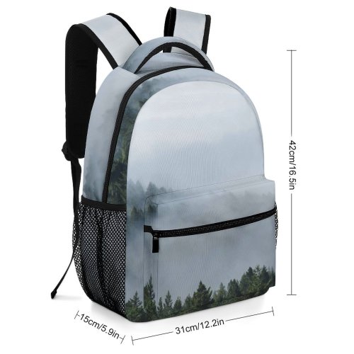 yanfind Children's Backpack Fog Mist Outdoors Tree Muir Woods National Monument Mill Valley United States Preschool Nursery Travel Bag