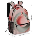 yanfind Children's Backpack Elegant Facebook Pastel Flowers Cup Mug Still Pretty Saucer Beverage Rose Preschool Nursery Travel Bag