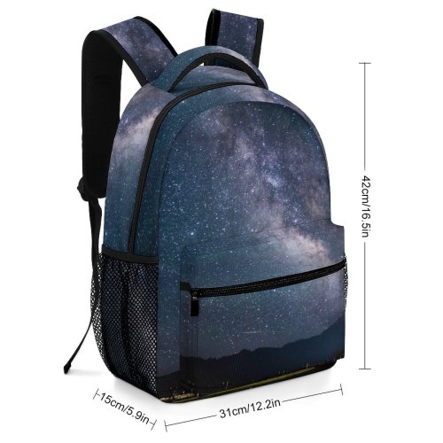 yanfind Children's Backpack Astrophotography Tent Evening Space Campsite Nebula Galaxy Cosmos Celestial Stellar Astronomy Starry Preschool Nursery Travel Bag