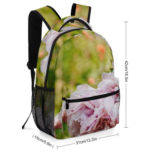 yanfind Children's Backpack  Geranium Plant Flower Rose Rotterdam Honingerdijk Nederland Peony Dahlia Trompenburg Tuinen Preschool Nursery Travel Bag