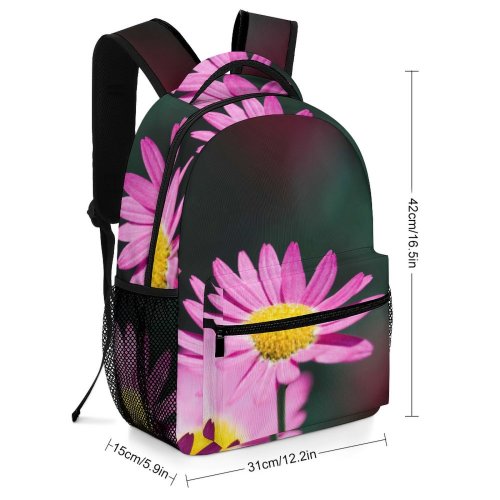 yanfind Children's Backpack Flower  Flora Plant Daisies Daisy Aster Beauty Phistil Depth Field Sunny Preschool Nursery Travel Bag