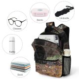 yanfind Children's Backpack Cat Pet Plant Manx Leaves Moustache Halloween Fall Autumn Blackcat Details Preschool Nursery Travel Bag
