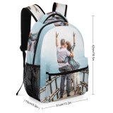 yanfind Children's Backpack  Focus Lifestyle Relationship Sweet Together N Romance Date Hugging  Affection Preschool Nursery Travel Bag