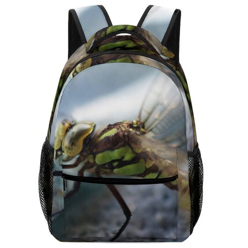 yanfind Children's Backpack Fly Bug Incest Macro Libelula Closeup Insect Dragonflies Damseflies Invertebrate Preschool Nursery Travel Bag