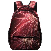yanfind Children's Backpack Fireworks Year Eve Celebrations Night Light Lights Countdown Midnight Diwali Darkness Preschool Nursery Travel Bag