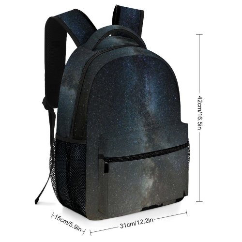 yanfind Children's Backpack Dark Exploration Planet Milky Space Nebula Galaxy Cosmos Astronomy Outdoors Starry Preschool Nursery Travel Bag