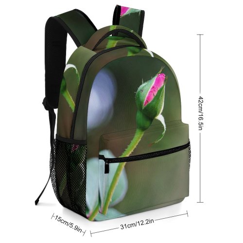 yanfind Children's Backpack  Bud Flower Plant Sprout Saratoga  Usa Rose Preschool Nursery Travel Bag