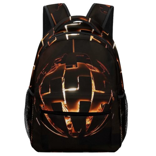 yanfind Children's Backpack Art  Dark Design Decor Abstract Decoration Flame Lamp Interior Light Night Preschool Nursery Travel Bag