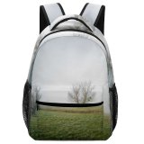 yanfind Children's Backpack Grass Plant Outdoors Landscape Fog Wetzikon Kempten Schweiz Mist Tree Lawn Foggy Preschool Nursery Travel Bag