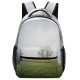 yanfind Children's Backpack Grass Plant Outdoors Landscape Fog Wetzikon Kempten Schweiz Mist Tree Lawn Foggy Preschool Nursery Travel Bag