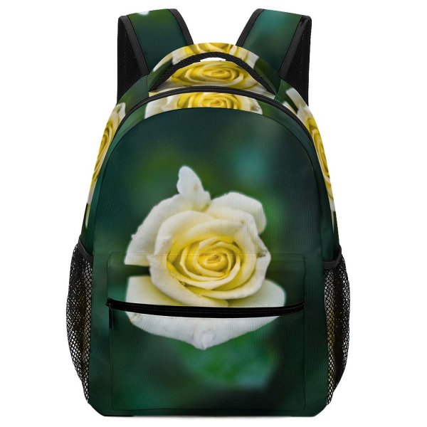 yanfind Children's Backpack Flora Flower Rose Plant  Kathmandu Nepal Floral Botanical Botany Bloom Leaf Preschool Nursery Travel Bag