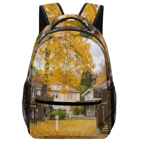 yanfind Children's Backpack Freiberg Sachsen Housing Plant Path Tree Yard Building Outdoors Grass Urban Neighborhood Preschool Nursery Travel Bag