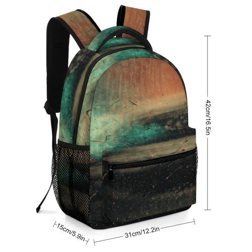 yanfind Children's Backpack Mystic Fineart Experimental Mind Pictures Hypnotic Outdoors Abstract  Traffic Free Preschool Nursery Travel Bag
