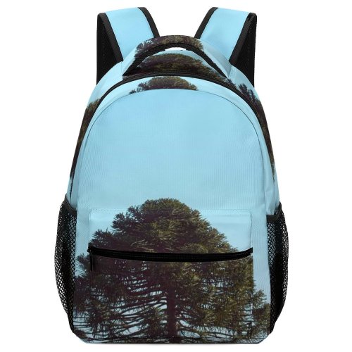 yanfind Children's Backpack Fir Sky Wallpapers Free Pictures Abies Pine Plant Conifer Grey Tree Images Preschool Nursery Travel Bag