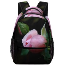 yanfind Children's Backpack  Flower Plant Rose Bud Sprout Purple Preschool Nursery Travel Bag
