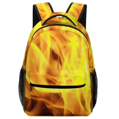 yanfind Children's Backpack Fire Flames Coals Flame Camping Mountains Heat Preschool Nursery Travel Bag