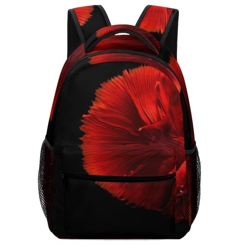 yanfind Children's Backpack Beautiful Dark Delicate Header Screen Love Coloring Lock Contrast Art Fish Preschool Nursery Travel Bag