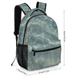yanfind Children's Backpack Ocean Ripples Sea Bird's  Underwater Liquid Clean Preschool Nursery Travel Bag