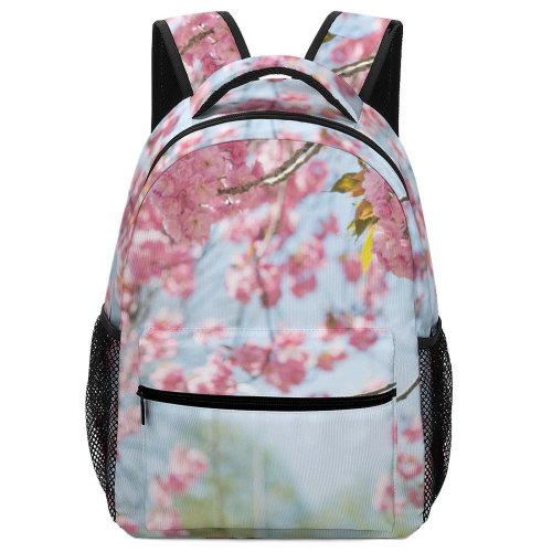 yanfind Children's Backpack Beautiful Branch Blossoms Flowers Season Springtime Growth Blooming Garden Outdoors Cherry Flora Preschool Nursery Travel Bag