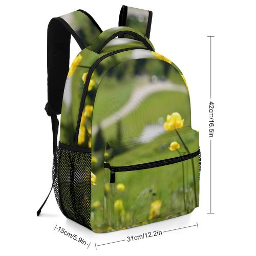 yanfind Children's Backpack Field Grassland Outdoors Countryside Farm Rural Meadow Plant Tirol Austria Jar Spring Preschool Nursery Travel Bag
