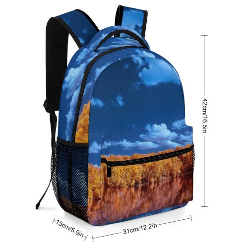 yanfind Children's Backpack Infrared Scenery Sky Scape Cumulus Free Rheinfelden Outdoors Rhein Wallpapers Land Preschool Nursery Travel Bag