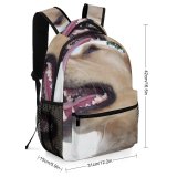 yanfind Children's Backpack Dog Dogs Golden Vertebrate Canidae Facial Expression Snout Nose Carnivore Preschool Nursery Travel Bag