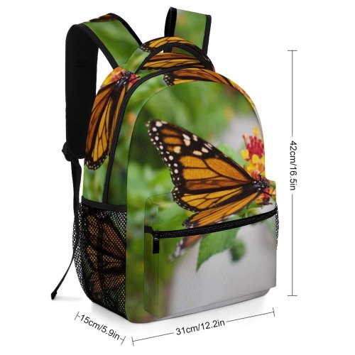 yanfind Children's Backpack Butterfly Insect Invertebrate Monarch Auckland Zealand Bee Honey Flower Creative Commons Preschool Nursery Travel Bag