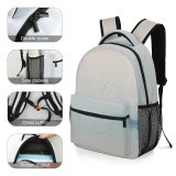 yanfind Children's Backpack Fog Outdoors Mist Grey Ocean Danube River Winter Sea Preschool Nursery Travel Bag