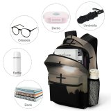 yanfind Children's Backpack Church Sky Clouds Light Horizon Catholic Religion Sunset Hills Lebanon Preschool Nursery Travel Bag