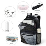 yanfind Children's Backpack Landscape Thinking Iceland Country Pictures Outdoors Grey Snow  Listen Preschool Nursery Travel Bag