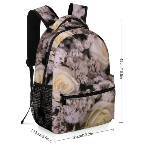 yanfind Children's Backpack Flower Plant Rose  Arrangement Bouquet Petal Love Stock Preschool Nursery Travel Bag
