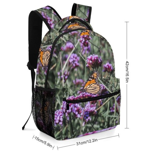 yanfind Children's Backpack Butterfly Insect Monarch Invertebrate Bee Honey Plant Flower  Public Domain Preschool Nursery Travel Bag